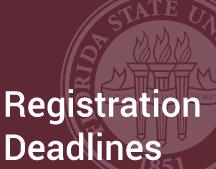 For those students planning to continue their enrollment in the fall 2017 semester, please keep in mind that FSU Panama City students may continue to register for fall classes through Aug. 4.