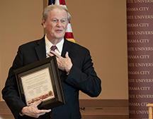 FSU President  John Thrasher recognized with scholarship in his name