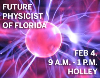 Middle school students who have been inducted into FSU Panama City’s chapter of Future Physicist of Florida will get to try on potential careers during the STEM Expo from 9 a.m. to 1 p.m. Saturday, Feb. 4, at FSU Panama City