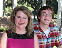 Debra Spradley and her son already shared a love of math; now they will share an alma mater. Matthew Spradley started studying computer science this fall as a freshman at FSU Panama City.