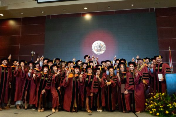 DNAP program graduates celebrate their graduation.