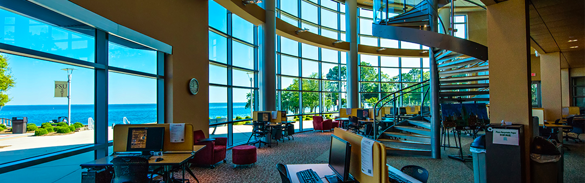 FSU Panama City Library interior
