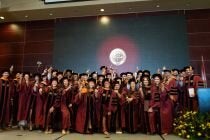 DNAP graduates toasting their success