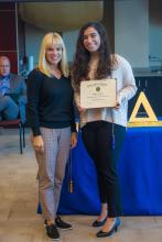 Charla Perdue &amp; student Brianna Lawley-5746