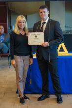 Charla Perdue &amp; student Nathaniel Lister-5749