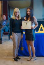 Charla Perdue &amp; student Sophia Holloway-5741