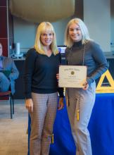 Charla Perdue &amp; student Taylor Brooks-5727