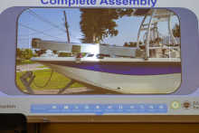 Launch mechanism on boat