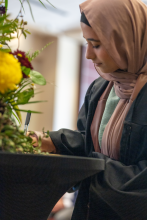 First-Year student signing book 1
