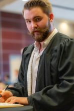 First-Year student signing book 19