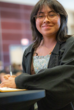 First-Year student signing book 20