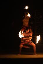 Family Weekend Fire Dancers