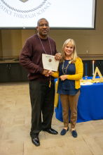 CSI Instructor Charla Perdue and Eric Lewis