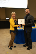 CSI Instructor Charla Perdue and Cameron Swift