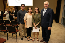 Cassie Compton, family and Dean Hanna