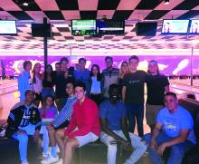 Students participated in “Welcome Back Bowling”