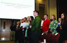  Incoming freshmen are honored at Freshman Convocation 