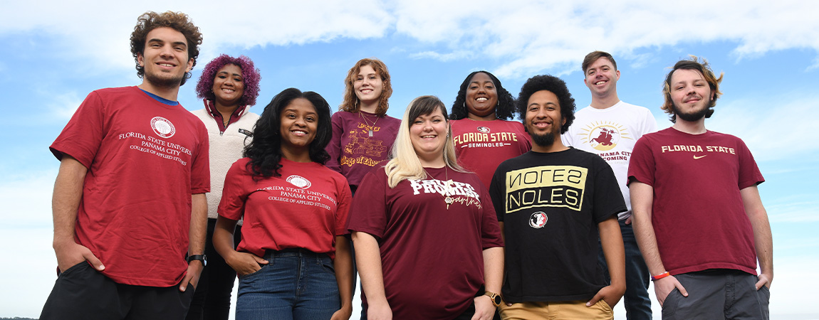 students representing the FSUPC promise