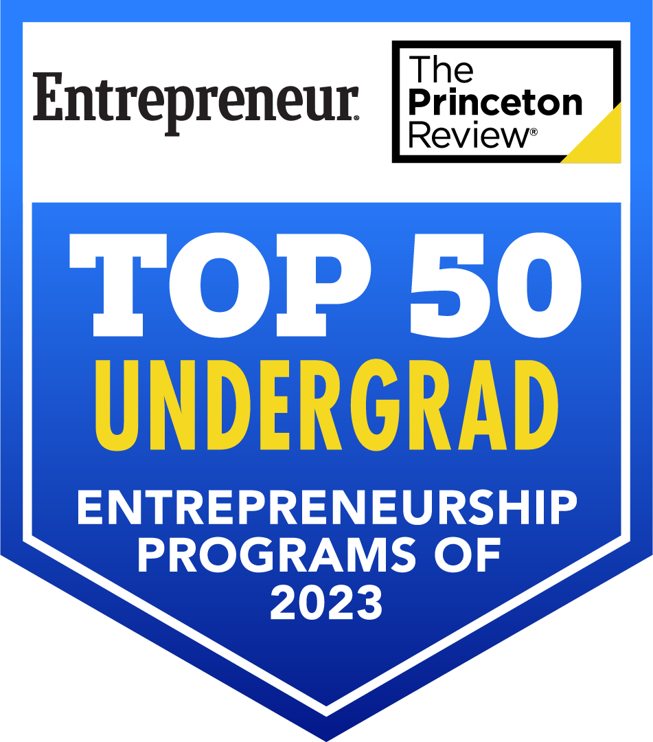 Top 50 Undergrad Entrepreneur Programs of 2023