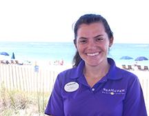 Sarah Grace Bennett likes to help families let loose and have fun. As a summer intern at Seahaven Beach Resorts, the Panama City native manages Lil’ Shark’s Club for guests ages 4 to 15. The internship is the final requirement before earning her bachelor’s degree in Recreation, Tourism and Events.