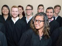 First-year students at 2019 convocation