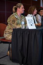 Lindsay Rickert, senior master sergeant in explosive ordinance disposal (eod)