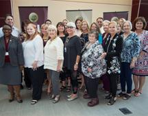 About 60 people gathered Wednesday, May 24, to celebrate 20 years of recognizing outstanding FSU Panama City alumni as Notable ’Noles.