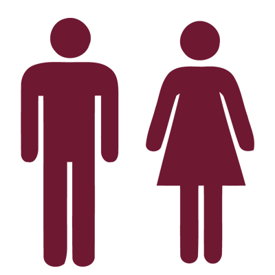 graphic of male and female figures